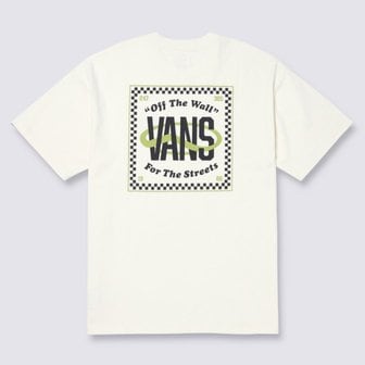 반스 남여공용 베터벌스 시즈널 로고 반팔 티셔츠 / VN000GS1FS81