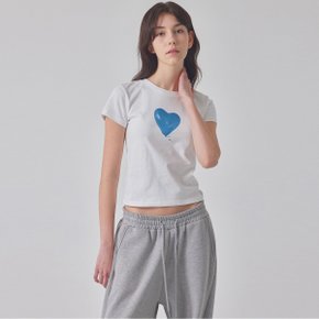 [TOPGIRL] HEART-SHAPED BALOON-PRINTED T-SHIRT_T416TP103(BK)