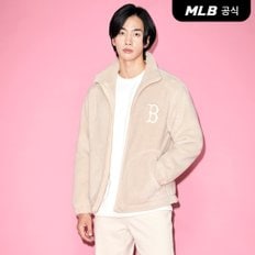 [엠엘비코리아공식] 베이직 미디움로고 후리스 점퍼 B (Beige)