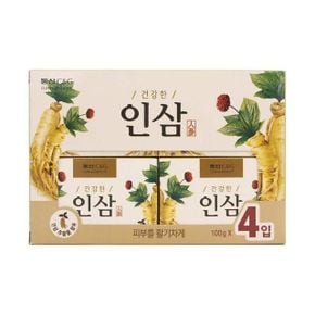 크리오 건강한 인삼 비누 100g 4개입