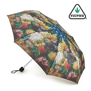 내셔널갤러리 미니라이트-2 8K 플라워즈 인 어 베이스 여성 수동 3단 우산 25cm 238g