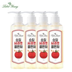 쇼킹 사과초클렌저 200ml 4개 유분/피지/노폐물케어/약산성클렌징