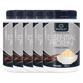 뉴질랜드 라이프스트림 에션셜 프로틴 내추럴 바닐라 850g PROTEIN VANILLA 5팩