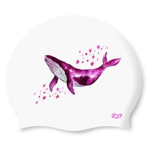 실리콘수모 꿈꾸는고래 핑크-화이트