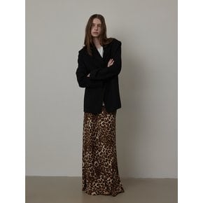 Leopard Banding Long Skirt