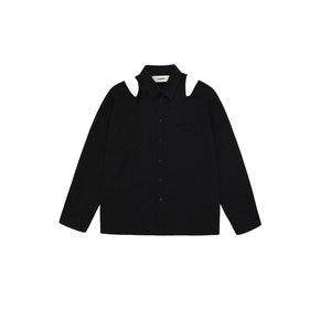 Cut-Out Classic Shirt (Black)