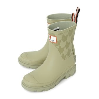 메종키츠네 [부산점] X 헌터 쉐브론 다운포어 숏 레인부츠 HFRU0032252 0399 (남여공용)