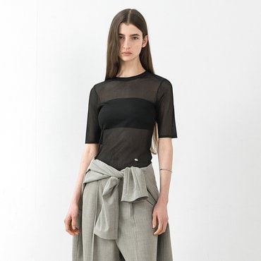 나인(Atelier Nain) [25S/S](택가:89,000원)베일린 시어 립 니트(T-7078)