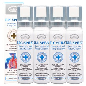 호주 네이쳐스탑 BLC 스프레이 30ml Bronchial and Lung cleanser 4팩