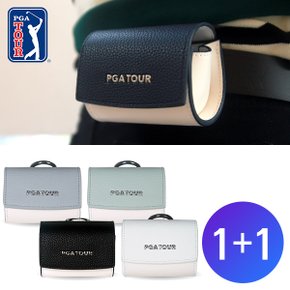 [1+1/무료배송] PGA투어 리저브 라운드 2볼 주머니 골프공 파우치