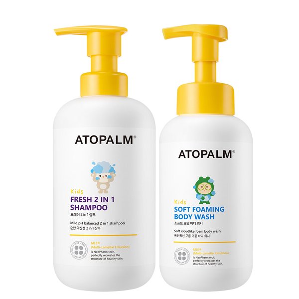 키즈 프레쉬 2in1 샴푸 460ml+키즈 포밍 바디워시 460ml