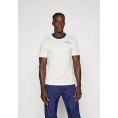 5562342 Sergio Tacchini SPECCHIO - Basic T-shirt gardenia/navy