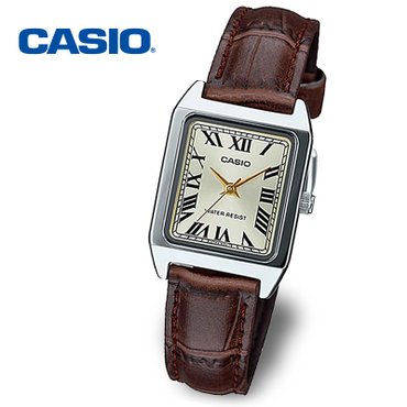 카시오 [정품] CASIO 카시오 여성 정장 가죽시계 LTP-V007L-9B