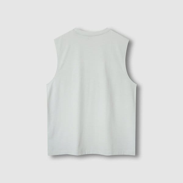 남 JAJU AIR 코튼 머슬핏 민소매 티셔츠 J1162010640BA