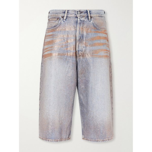 주다 U 스트레이트 글리터 데님 쇼츠 46376663162969953