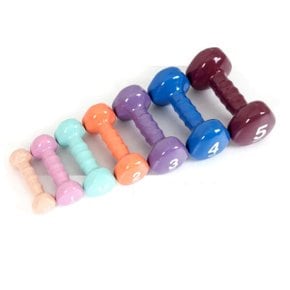 PVC 삼각아령 0.5kg 코랄핑크 /바닥에서도흔들림없이 푸시업가능 굴러다니지않는안전성