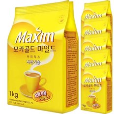 맥심 모카골드 마일드 커피믹스 자판기용 1KG x 10봉 (WC02599)