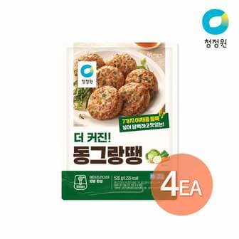 청정원 더커진 동그랑땡 520g x4개