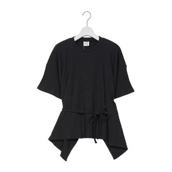  BASERANGE 24 Shaw Tee in Black FSHT-RIB-000 쇼 티셔츠