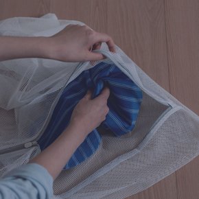 [무케] 디어리얼_무형광 세탁망 대형 70x70 빨래망 속옷 신발 이불 세탁기망