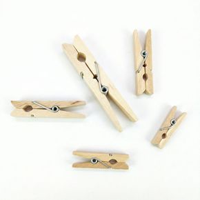 나무집게 3.5cm 5P 원목 감성 인테리어 꾸미기 사진 메모 포토 집게
