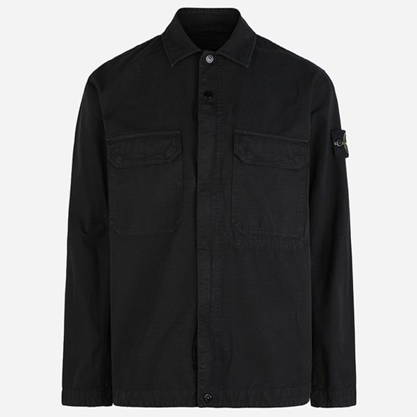 [시흥점] 5F 1200009 S0211 V0029 오가닉 코튼 립스탑 오버셔츠 자켓 블랙