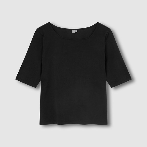 여 코튼 티블라우스 J116201089099