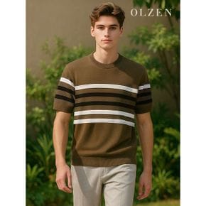 스트라이프 반팔 니트 ZOD2ER1312_P388817494