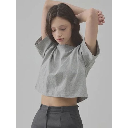 그노노이 Together crop tee (3Color)