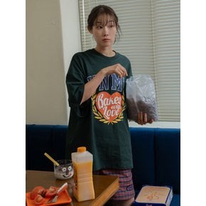 VNMT hearts oversize t-shirt_green