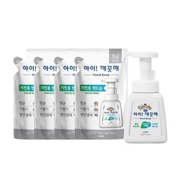  아이깨끗해 핸드워시 키친 본품250ml1개+리필200ml4개