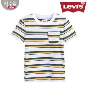 스트라이프 포켓티셔츠L V212TS181P (토들러)