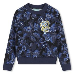 {14Age  주니어 }  BLUE JUNGLE  플로럴 패턴  정글투어 티셔츠 (F/W Z246AFW221 )