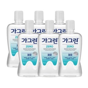 동아제약 가그린 제로 750ml x 6개 /구강청결제 가글