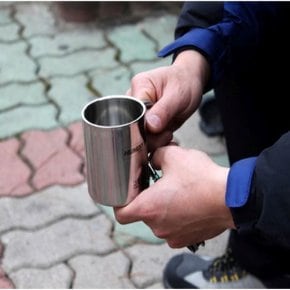 등산 레져용컵 220ml 이중처리로 따뜻함이 오래