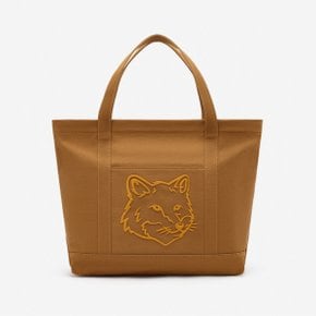 BOLD FOX HEAD LARGE TOTE BAG LW05104 / Golden Brown