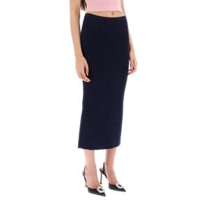 Alessandra rich knitted pencil skirt Womens Skirt FAB3481 K4052 NAVY BLUW