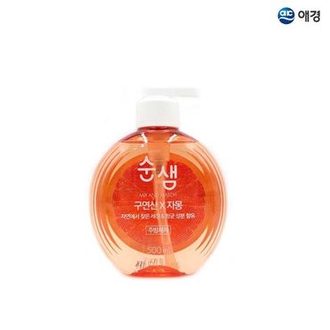 제이큐 우수공구 구연산 자몽 주방세제 용기 500mL 1EA