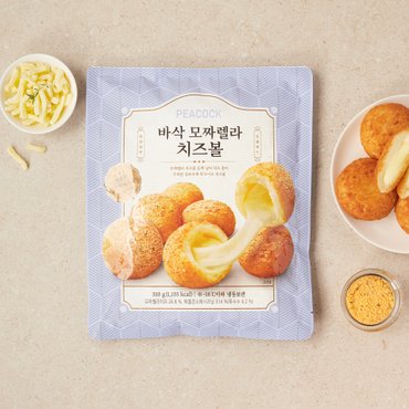 피코크 바삭 모짜렐라치즈볼 310g (매콤콘소메 시즈닝 별첨)