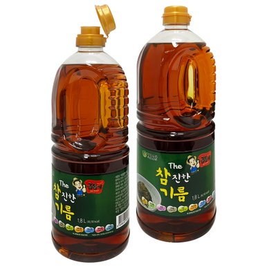 청정식품 더 참 진한기름 1.8L (참깨향미유 42.9%)