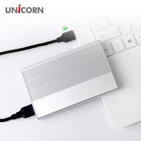 HDD-600VA USB3.1 SSD HDD 2.5인치 외장하드케이스 알루미늄 슬라이드조립