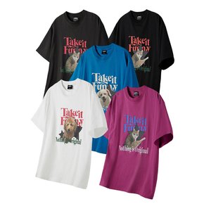 Take it Funny Pet 오버 반팔 (5COLOR)