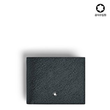 몽블랑 [공식] 사토리얼 6cc 지갑 트위드 블루 220384