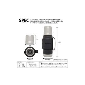 STANLEY 스탠리 레거시 진공병 0.6L 매트블랙 보냉 보온 물통 집 카페 아