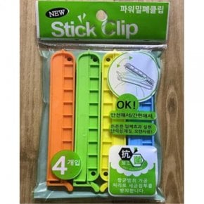 파워 밀폐클립 봉지집게11cm 4p X ( 3매입 )