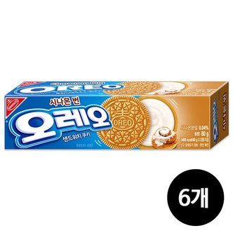  오레오 시나몬번, 80g, 6개