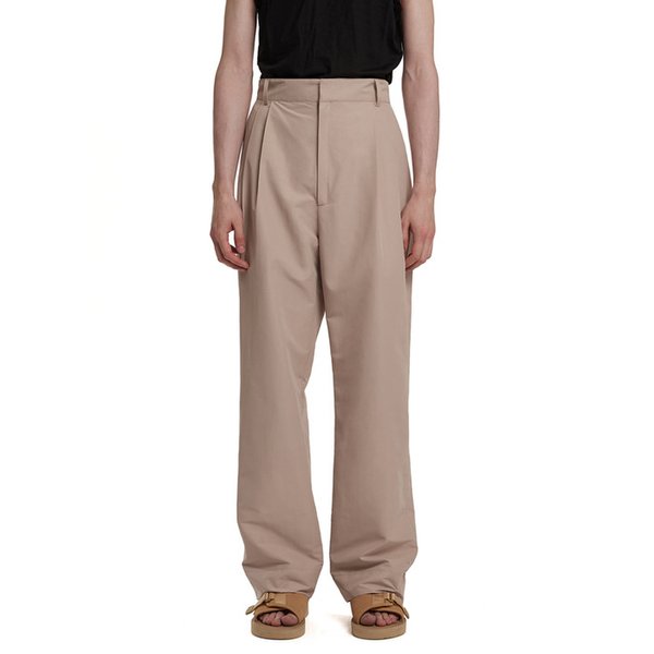 Wide-Leg Trousers_Beige