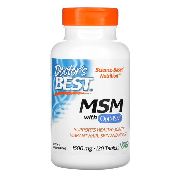 닥터스 베스트 MSM 식이유황 옵티 엠에스엠 OptiMSM 1500mg 120정