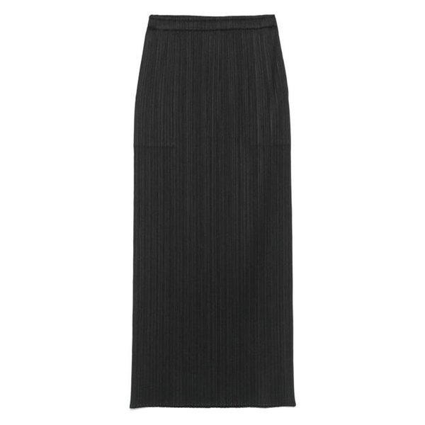 26SS 플리츠플리즈 롱 스커트 PP66JG11215 BLACK DOM