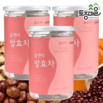 토종마을 슬앤미 발효차 30티백 X 3통